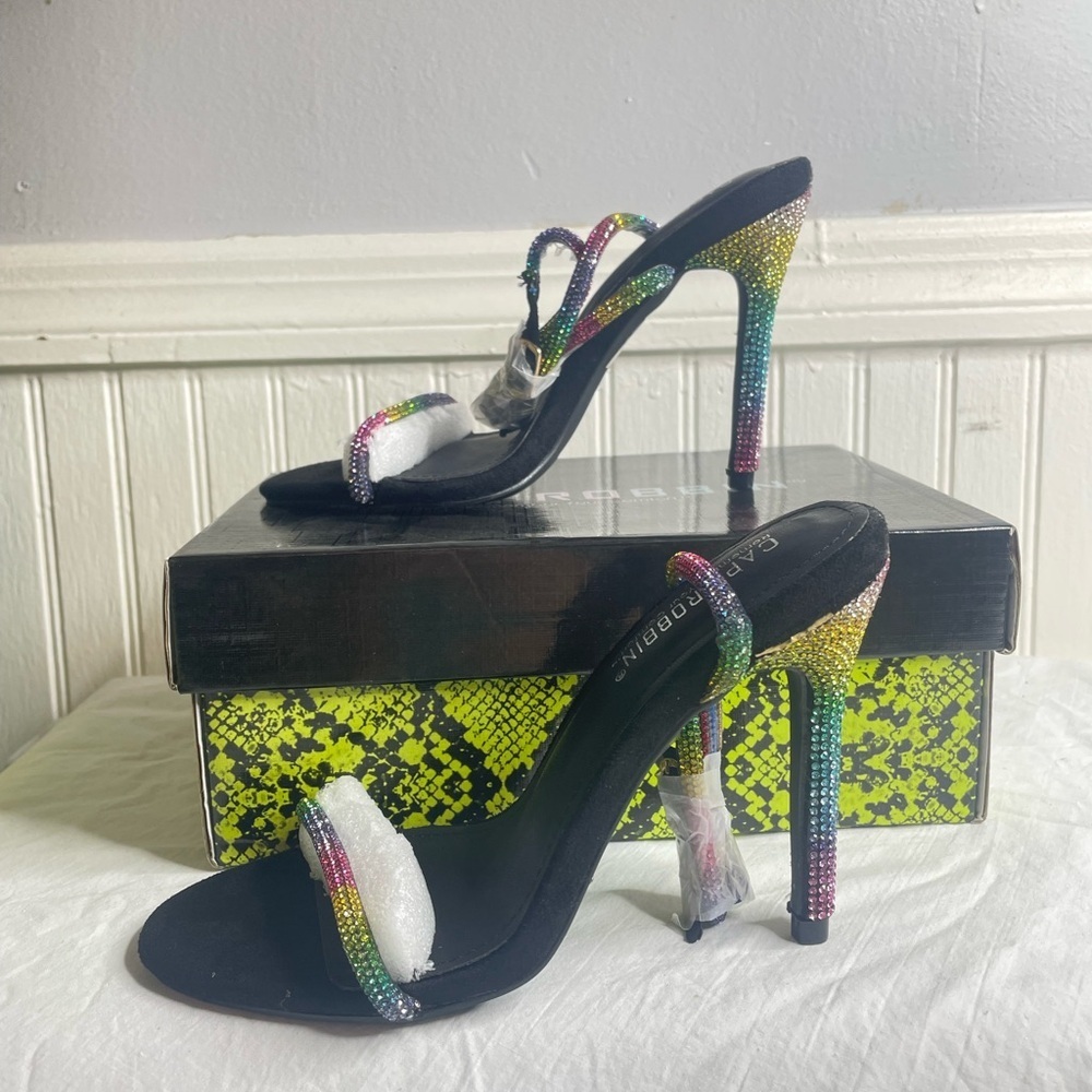 Cape Robbin Multicolor Rhinestone Heels - Picture 2 of 8